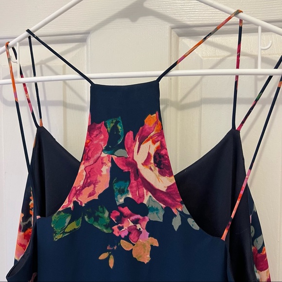 Strappy floral racer back tank - Picture 5 of 6